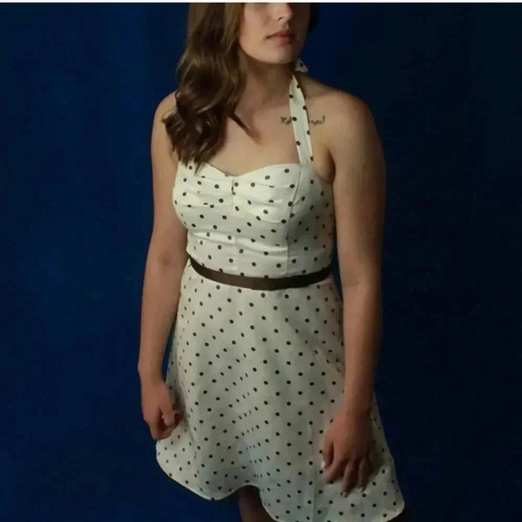 City Triangles Polka Dot Retro Dress - 9 - Picture 7 of 11